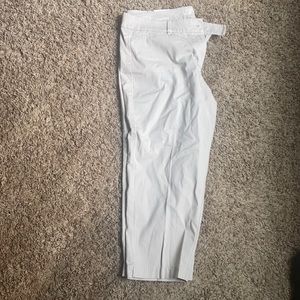 Loft brand size 12P original crop pants Tags on. Light khaki color.